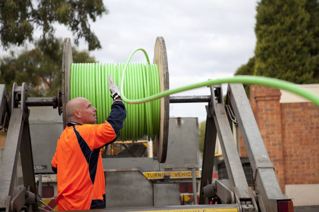 Fibre optic cable has been rolled out in Bacchus Marsh.