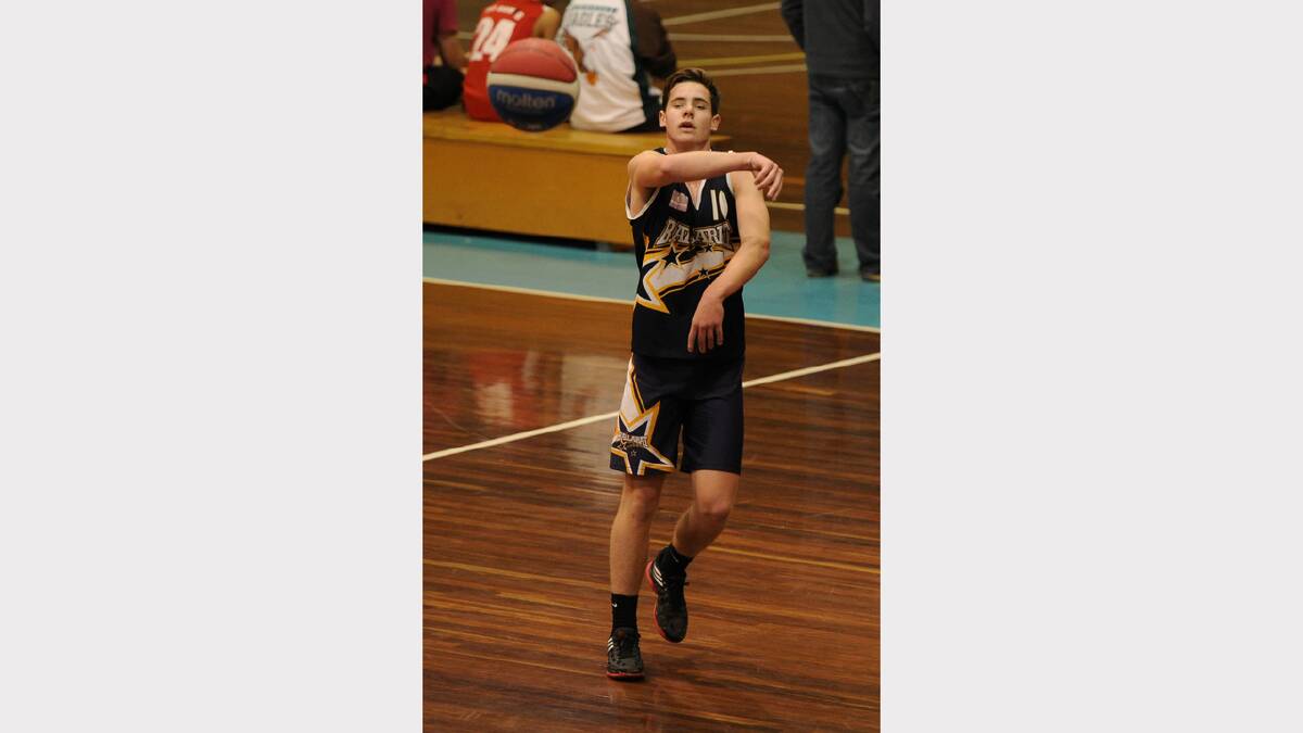 Junior Basketball Tournament u18 Boys - Ballarat V Werribee Eamonn McCuskey - ballarat