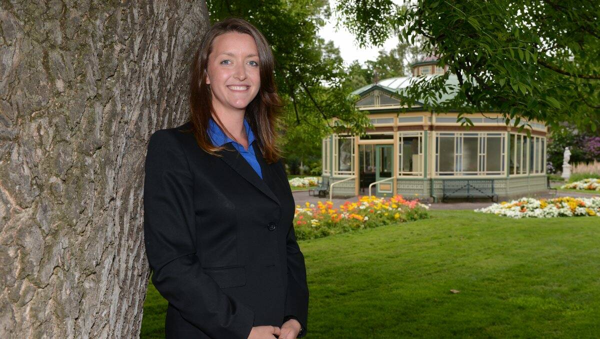 Confident: Stephanie Hodgins-May will contest the seat of Ballarat at the next election. PICTURE: KATE HEALY