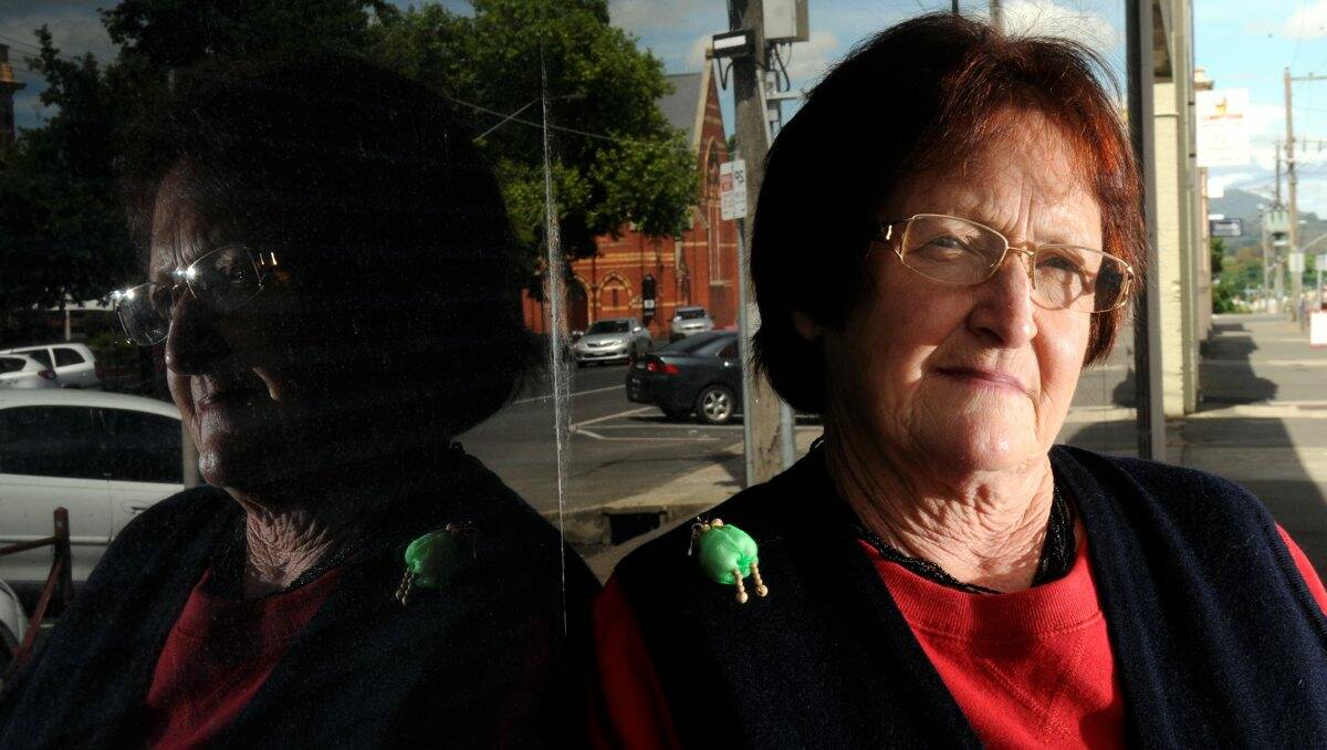 Witness Helen Watson will give evidence at the Victorian child sexual abuse inquiry in Ballarat today. PICTURE: JEREMY BANNISTER