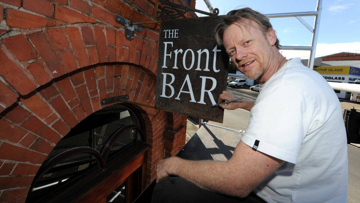 Manager of The Front Bar, formerly the Bridge Hotel, Gary Morris, says the venue will be targeting a more sophisticated crowd.
