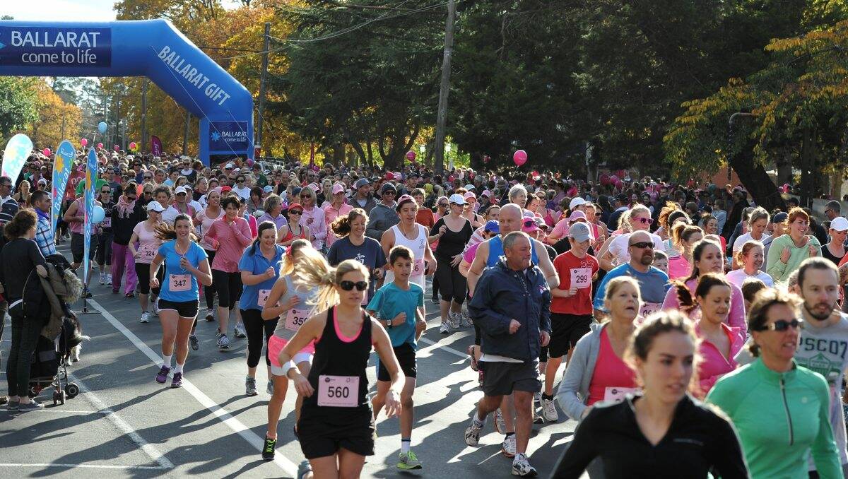 There was a sea of pink as thousands took part in the Mother's Day Classic yesterday.