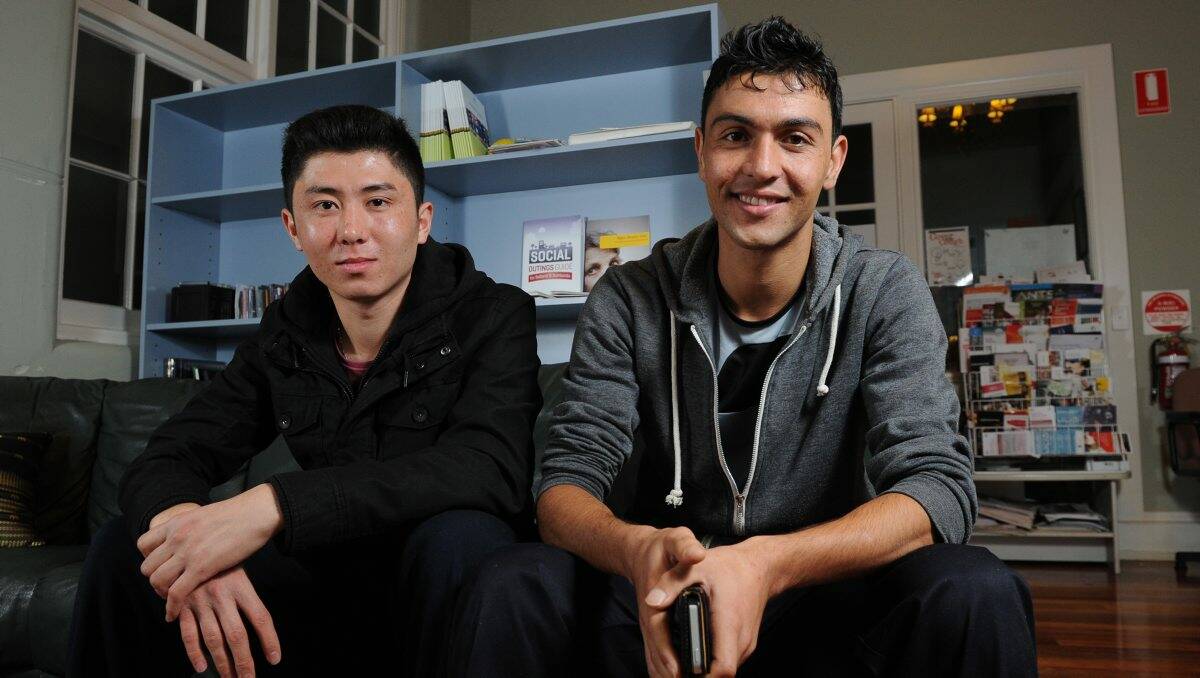 People from more than 25 nationalities call Ballarat home, including Abrahim Haider, left, and Sayed Hamid.