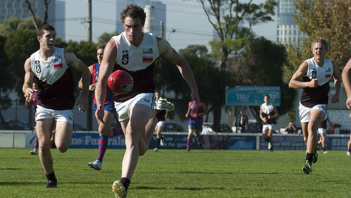 Possible: The Roosters’ Cam Delaney in action against Port Melbourne. PICTURE: Shane Goss, The Licorice Gallery