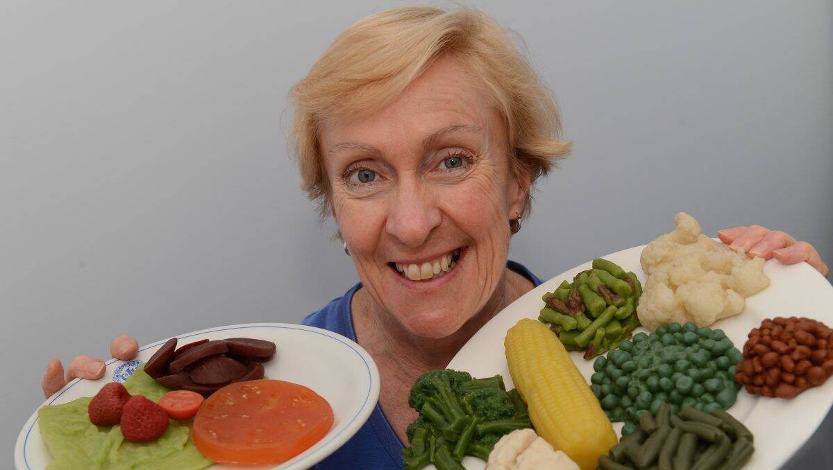 Ballarat Nutrition Group dietitian Judy Prendergast says planning is important so that people eat good amounts of the right food and adding variety to meals can help people stick to their diets.