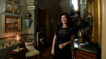 Samantha McIntosh in the property she has renovated with husband Greg.
