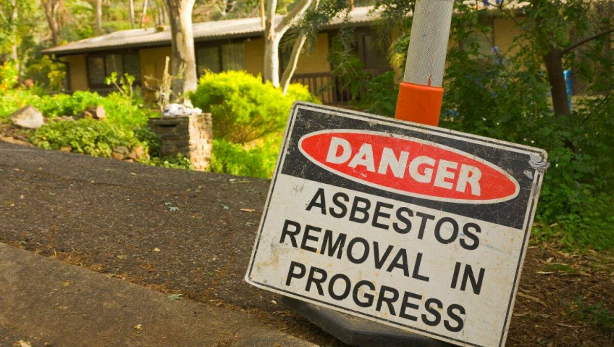 Hidden danger: One in three houses is likely to contain asbestos, and home owners are urged to seek professional help to remove it before they begin renovations.