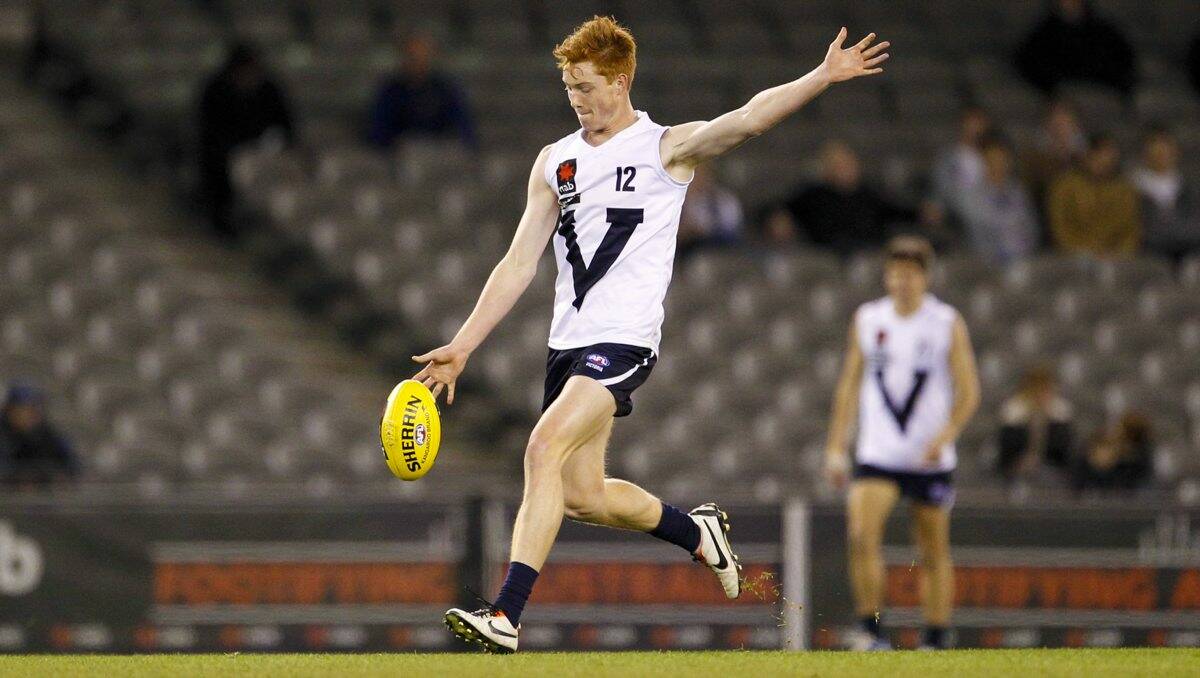 HONOURED: Louis Herbert has taken out the TAC Cup coaches’ award and was named in the team of the year.
