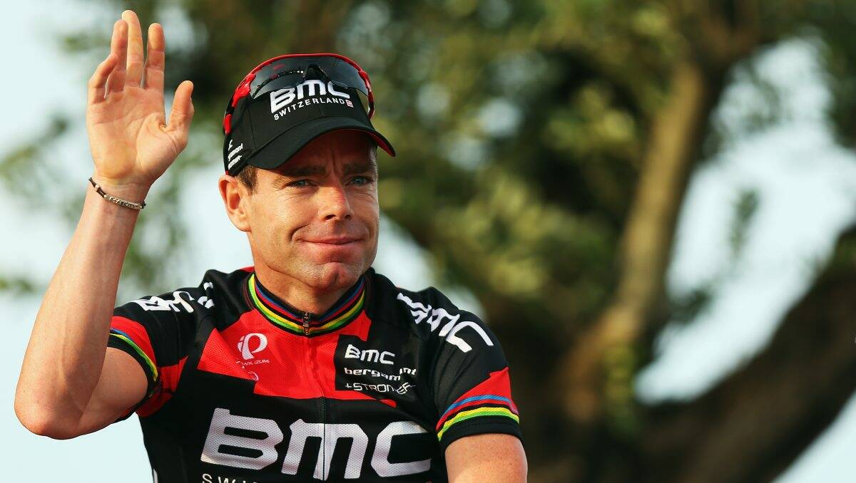 CYCLING IDOL: Tour de France champion Cadel Evans is expected to draw a massive crowd to Buninyong on Sunday for the Road National Chamionships. PICTURE: GETTY IMAGES