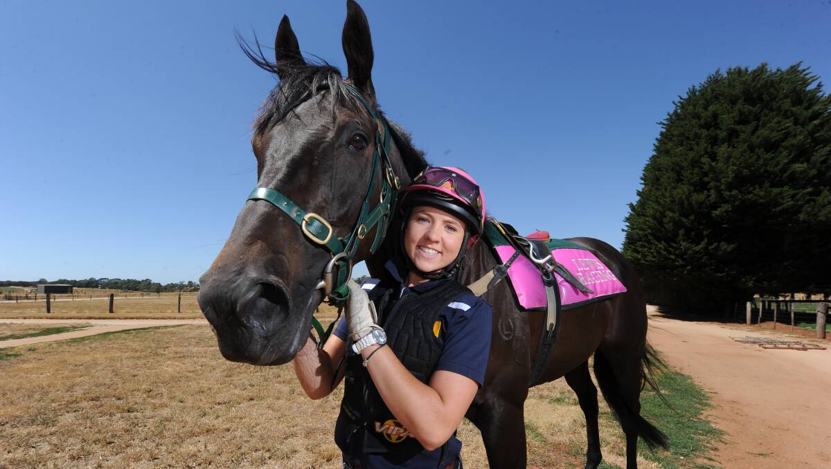Apprentice jockey Lucinda Doodt hopes to win the Melbourne Cup one day.