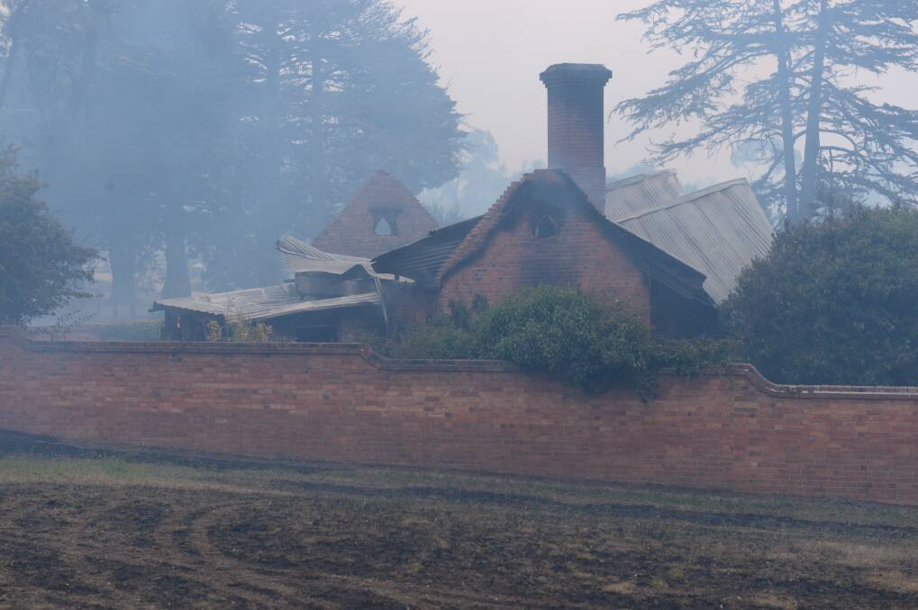 HIGH DANGER: Devastation from the Carngham fire last year. PICTURE: ADAM TRAFFORD