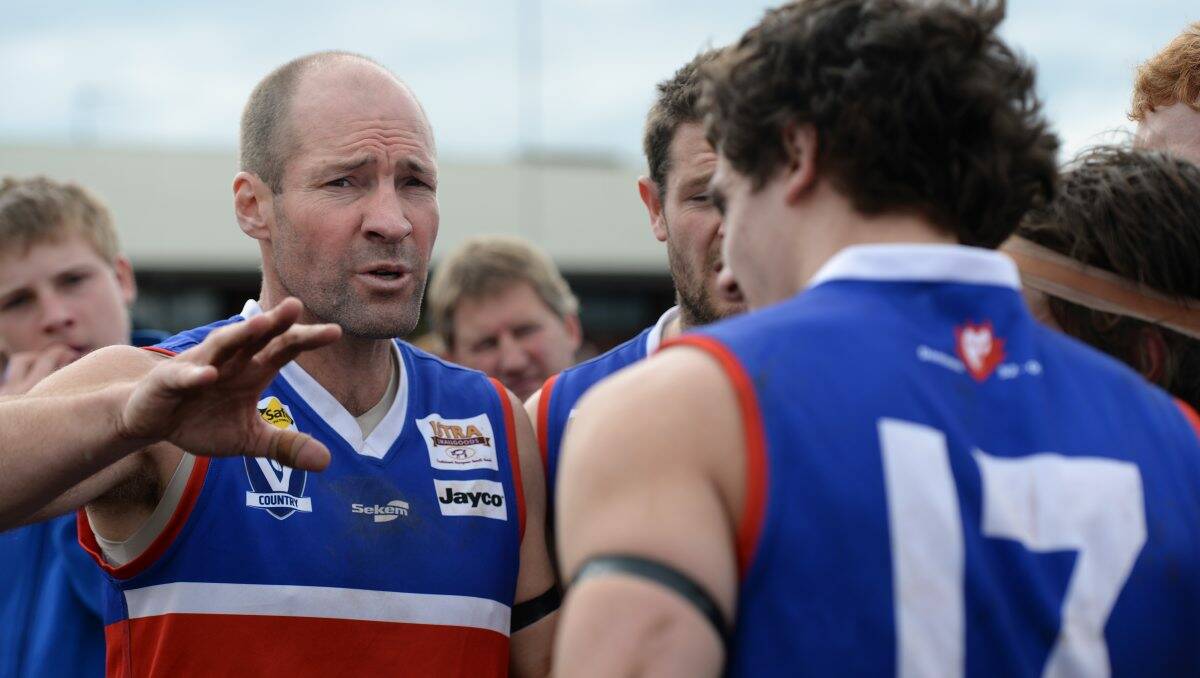 GONE: Andrew Button has stepped down as Daylesford coach after three years in the job.